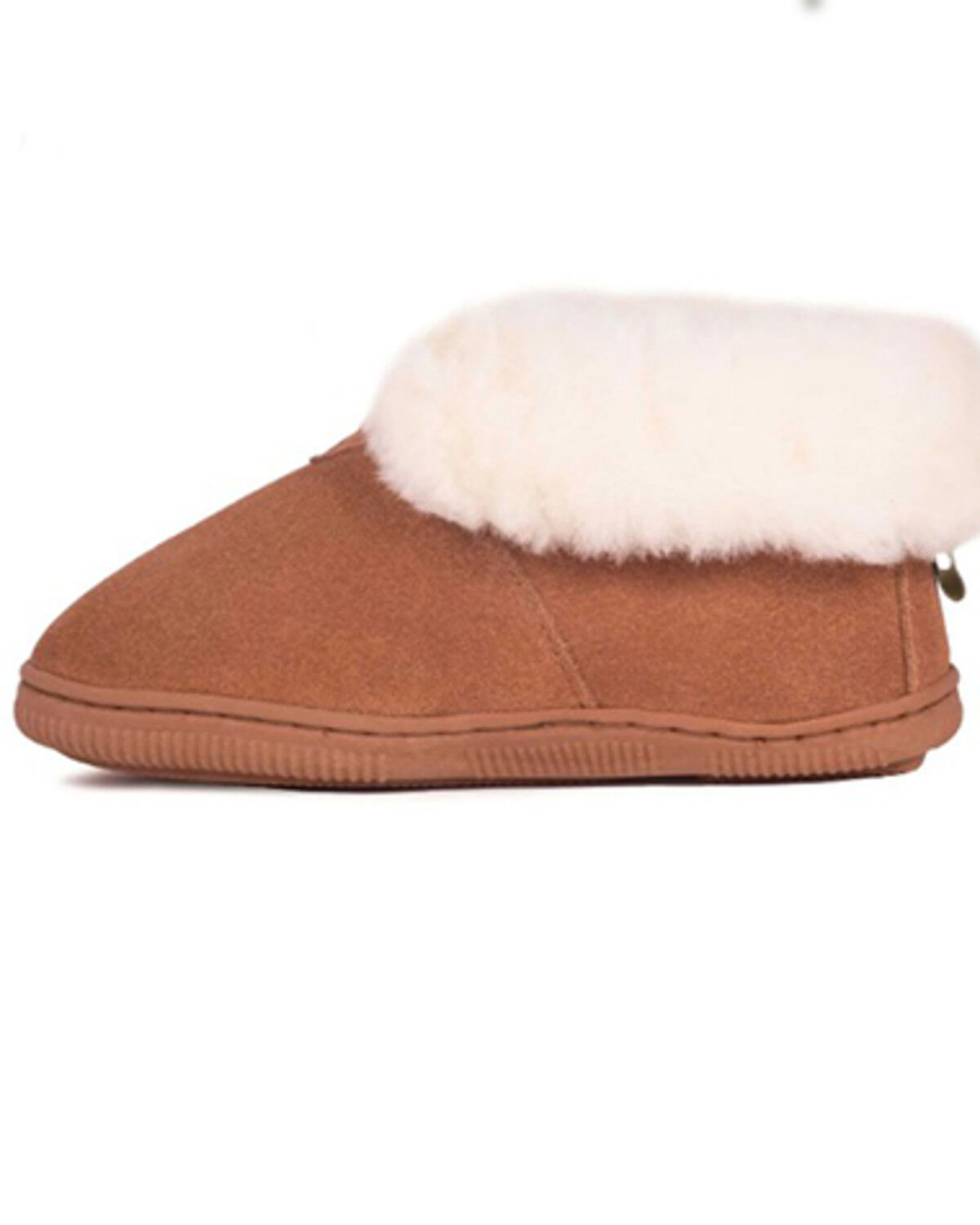 Image #2 - Cloud Nine Girls' Sheepskin Booties, Chestnut, hi-res