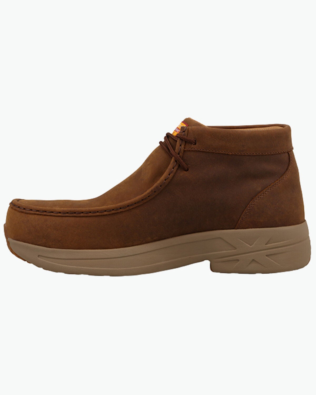 Image #3 - Twisted X Men's UltraLite X&trade; Moc Work Shoes - Nano Composite Toe, Brown, hi-res