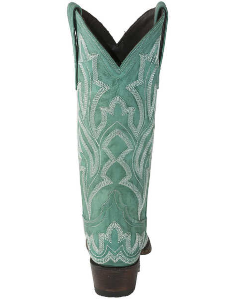 Image #5 - Lane Women's Saratoga Western Boots - Snip Toe, Turquoise, hi-res