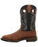 Durango Men's Workhorse Pull On Western Work Boots - Steel Toe , Brown, hi-res