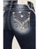 Image #2 - Miss Me Women's Mid Rise Bootcut Jeans, Dark Wash, hi-res