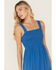 Image #2 - Shyanne Women's Solid Sleeveless Midi Dress, Medium Blue, hi-res