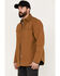 Image #2 - Dakota Grizzly Men's Carson Sherpa Lined Shacket, Brown, hi-res