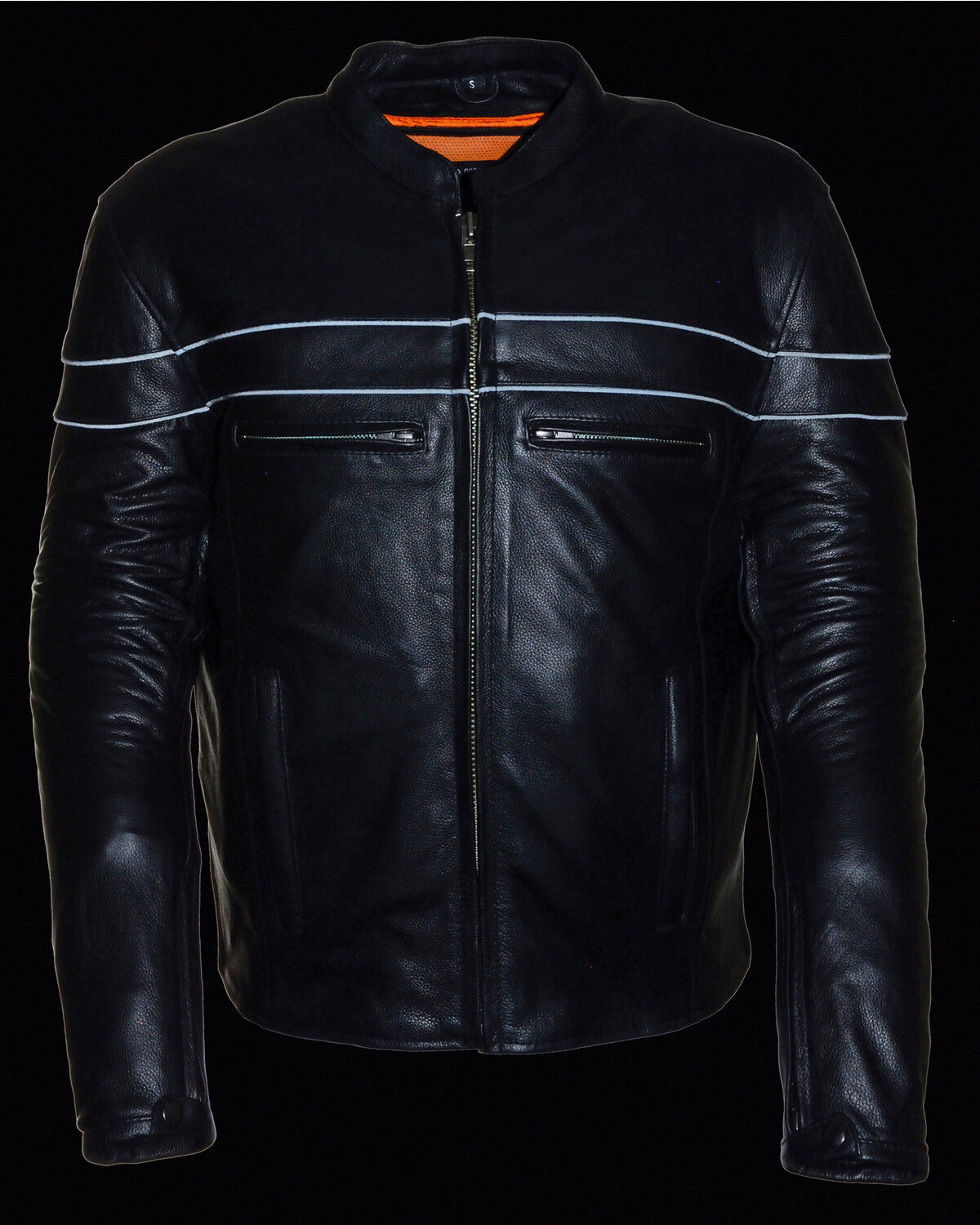 Image #4 - Milwaukee Leather Men's Sporty Scooter Crossover Jacket - 4X, Black, hi-res