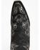 Image #6 - Corral Women's Inlay Western Boots - Snip Toe, Black/grey, hi-res
