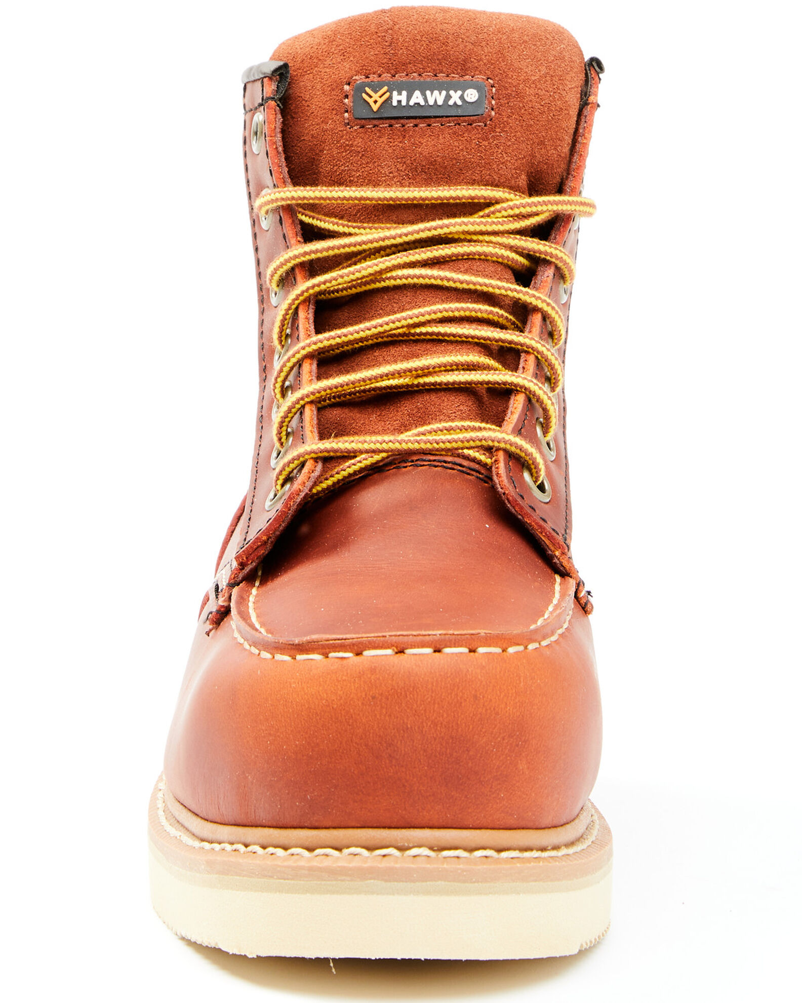 Image #4 - Hawx Women's Gradient Work Boots - Composite Toe, Brown, hi-res