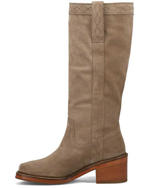 Image #3 - Frye Women's Kate Pull-On Boots - Square Toe , Taupe, hi-res