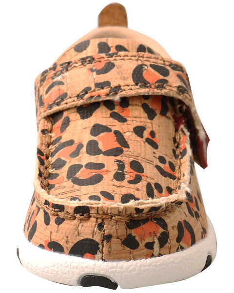 Image #5 - Twisted X Infant Girls' Leopard Print Boots - Moc Toe, Tan, hi-res