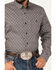 Image #3 - RANK 45® Men's Alton Southwestern Print Long Sleeve Button-Down Shirt - Tall , Black, hi-res