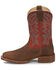 Image #3 - Justin Men's Jackpot Western Boots - Broad Square Toe, Brown, hi-res