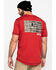 Image #2 - Ariat Men's Rebar Workman Technician Graphic Work T-Shirt, Red, hi-res