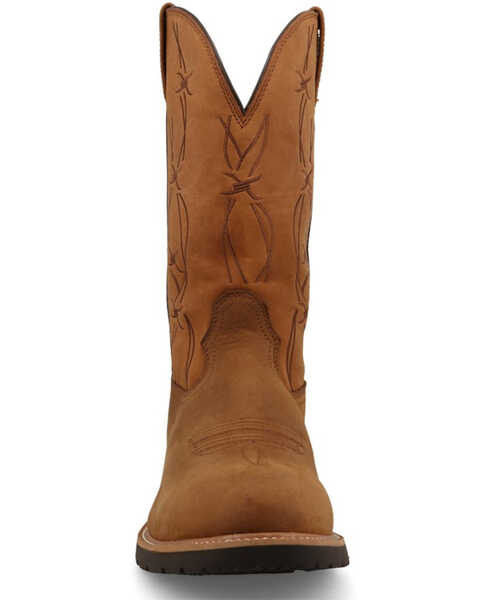 Image #4 - Twisted X Men's 12" Western Work Boots - Nano Toe , Taupe, hi-res