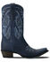 Image #2 - Lane Women's Sandaga Midi Western Boots - Snip Toe, Navy, hi-res