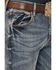 Image #2 - Wrangler Retro Men's Slim Fit Bootcut Jeans, Blue, hi-res
