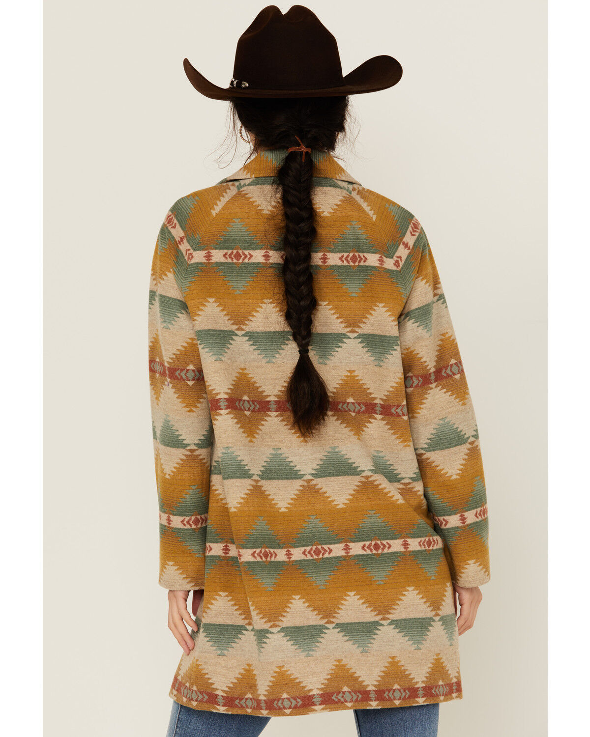 Image #4 - Pendleton Women's Printed Coat, Tan, hi-res
