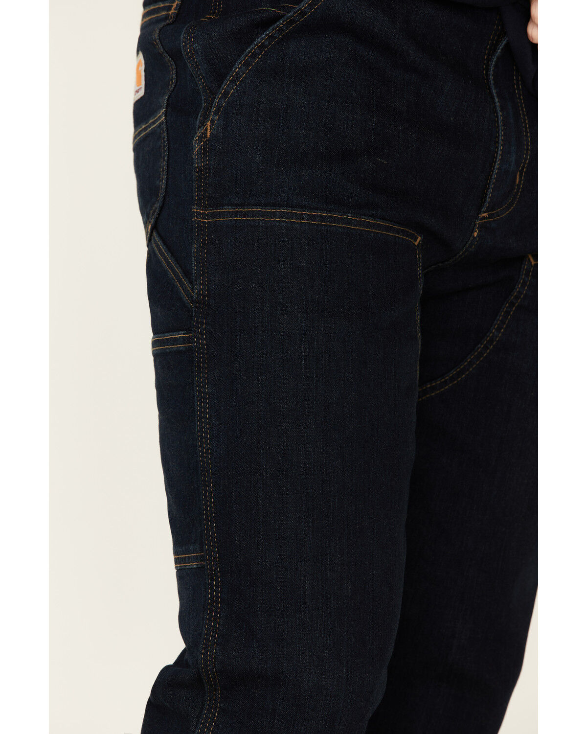 Image #5 - Carhartt Men's Rugged Flex Relaxed Double Front Work Jeans, Indigo, hi-res