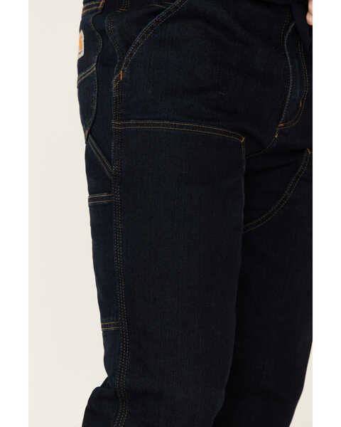 Image #5 - Carhartt Men's Rugged Flex Relaxed Double Front Work Jeans , Indigo, hi-res