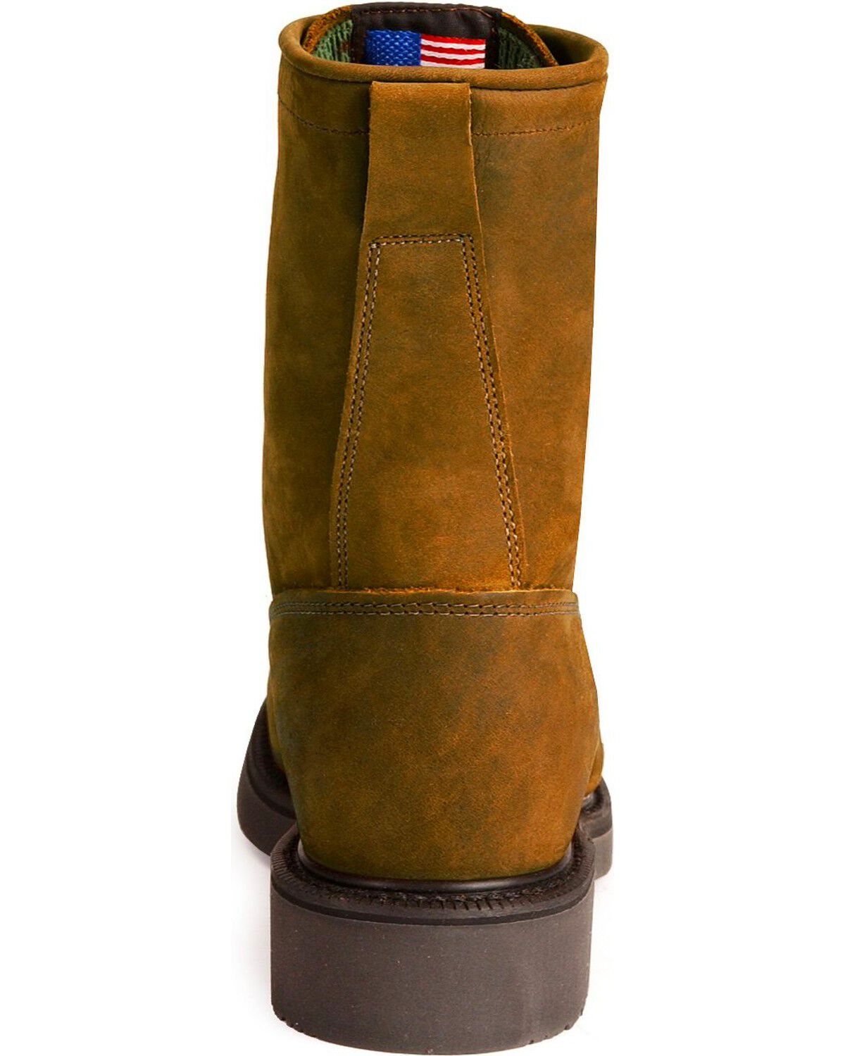 justin men's double comfort lacer work boots