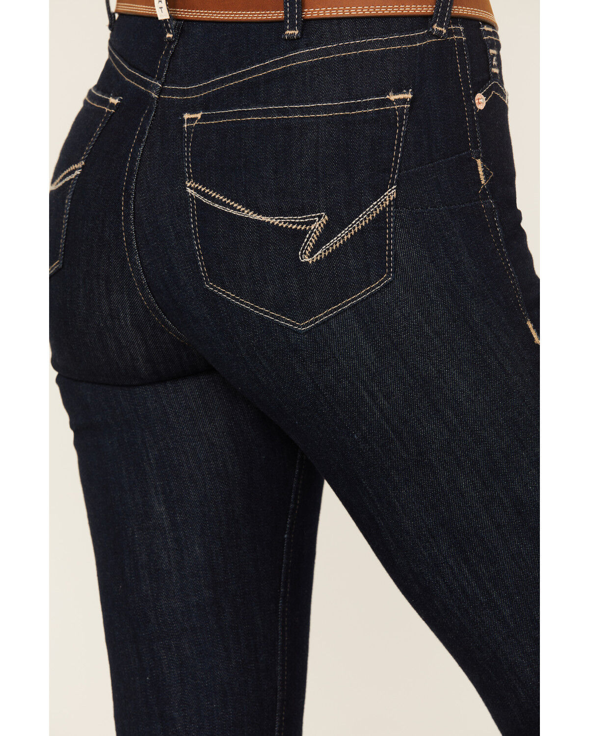 Image #4 - Ariat Women's Dark Wash High Rise Selma Stretch Bootcut Jeans, , hi-res