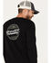 Image #4 - Moonshine Spirit Men's Round Logo Graphic Long Sleeve T-Shirt, Black, hi-res