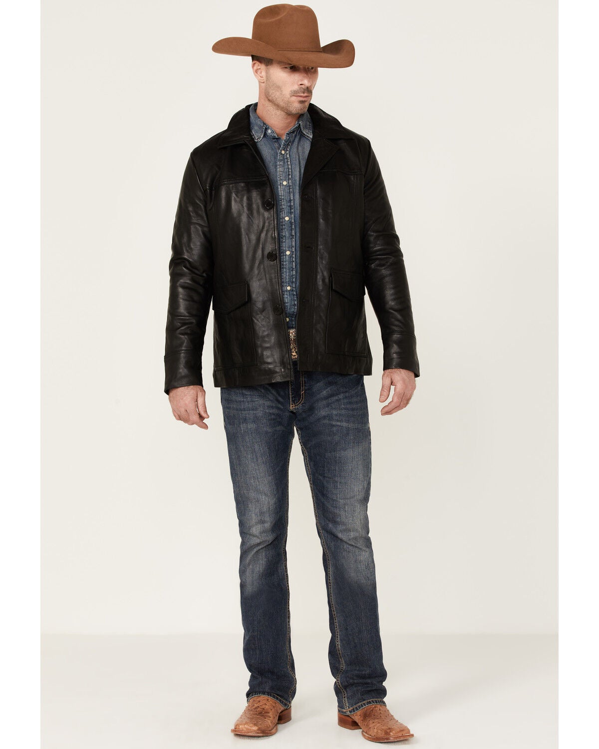 Leather Car Coat Jacket | Sheplers