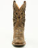 Image #4 - Shyanne Women's Gia Short Western Boots - Broad Square Toe, Brown, hi-res