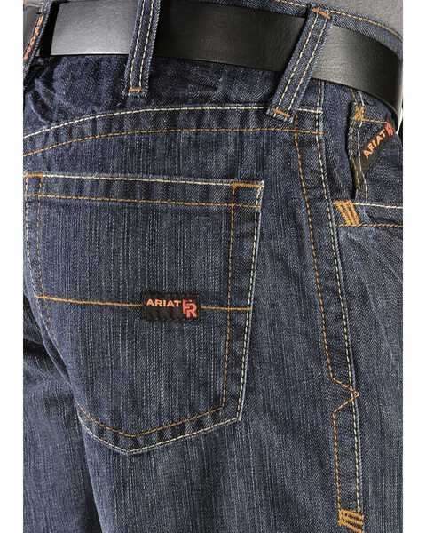 Ariat Men's Flame Resistant Loose Fit Shale Work Jeans, Denim, hi-res