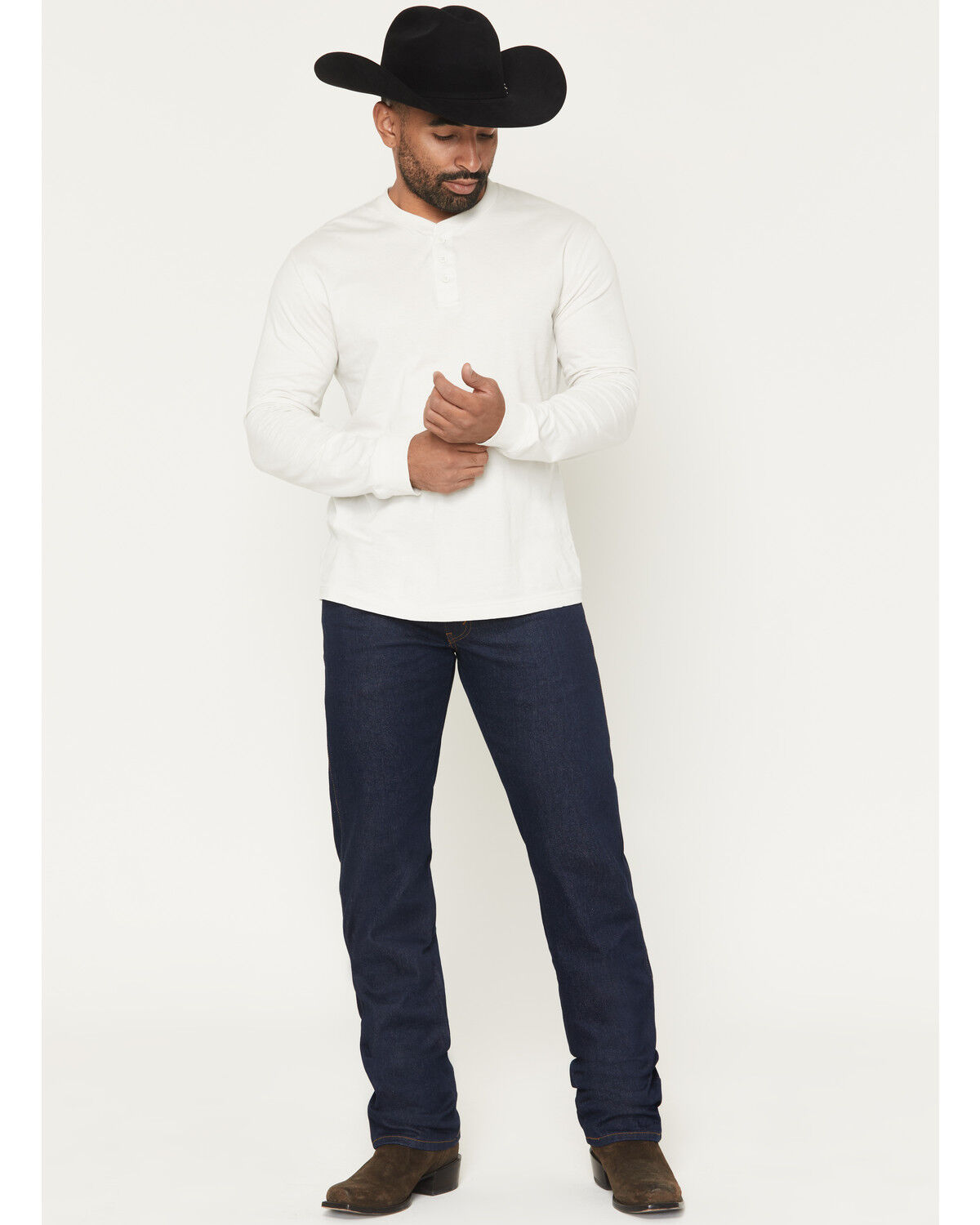 Image #1 - Levi's Men's 557® Dark Wash Straight Denim Jeans, Dark Wash, hi-res