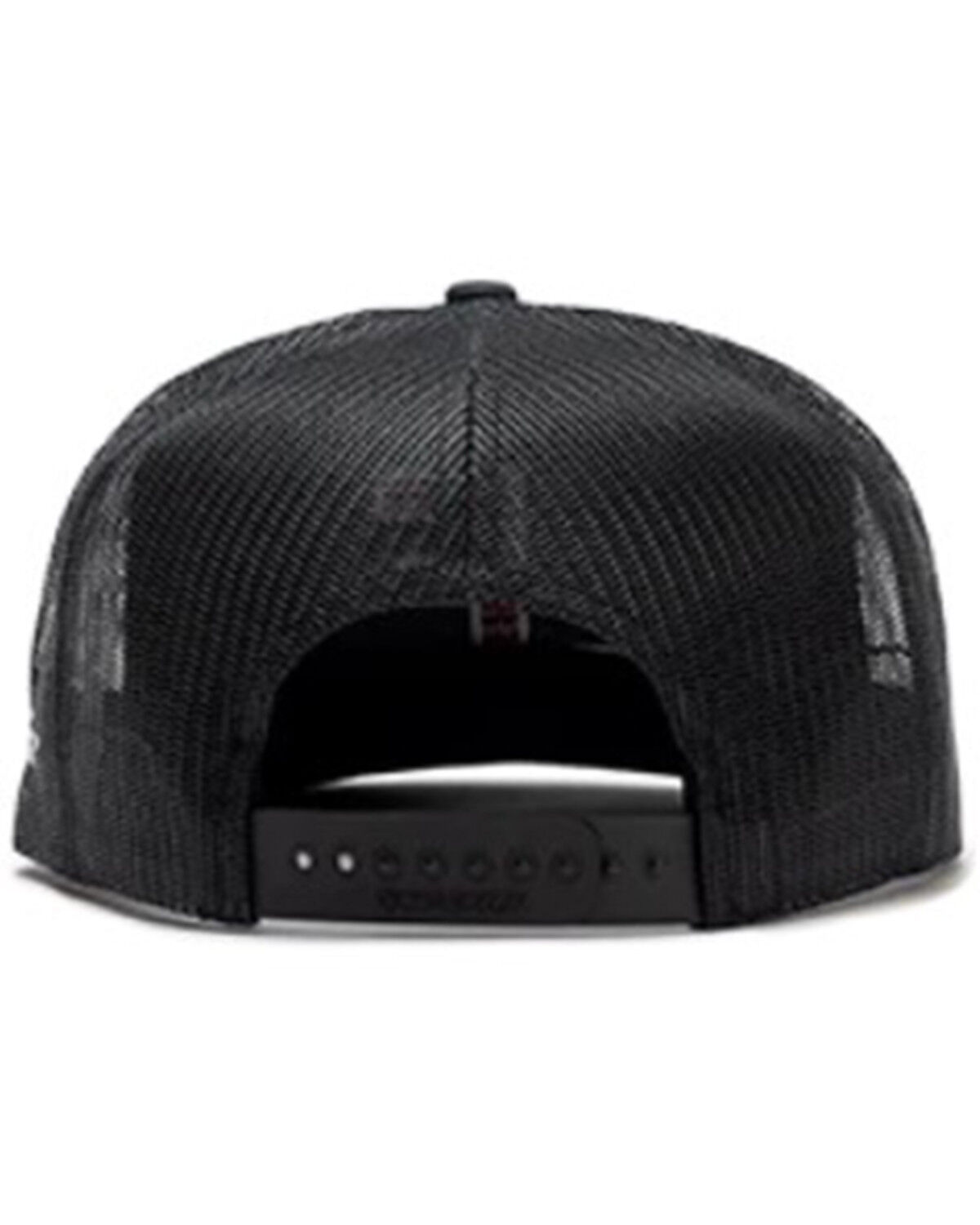 Image #2 - Lane Frost Men's Patriot American Flag Ball Cap, Black, hi-res