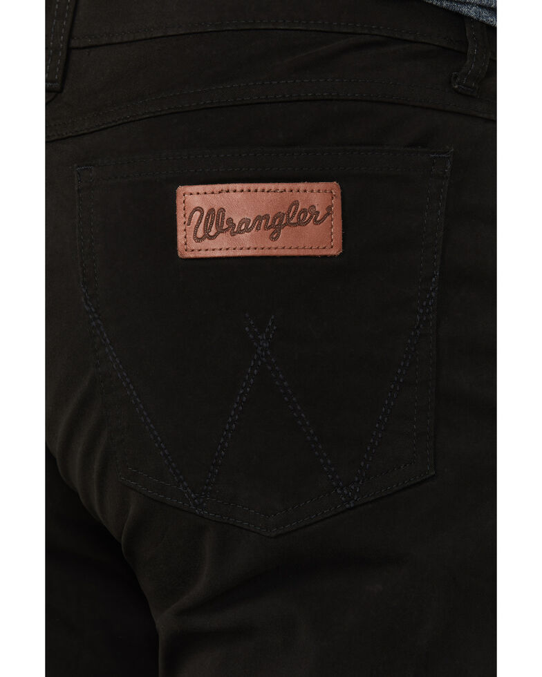 Wrangler Men's Retro Slim Fit Straight Leg Jeans, Black, hi-res