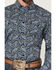 Image #3 - Roper Men's Amarillo Paisley Print Long Sleeve Button-Down Western Shirt, Blue, hi-res