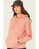 Image #2 - Timberland Women's Hood Honcho Sport Hoodie , Pink, hi-res