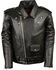 Image #4 - Milwaukee Leather Men's Classic Police Style M/C Jacket - Big 3X, Black, hi-res