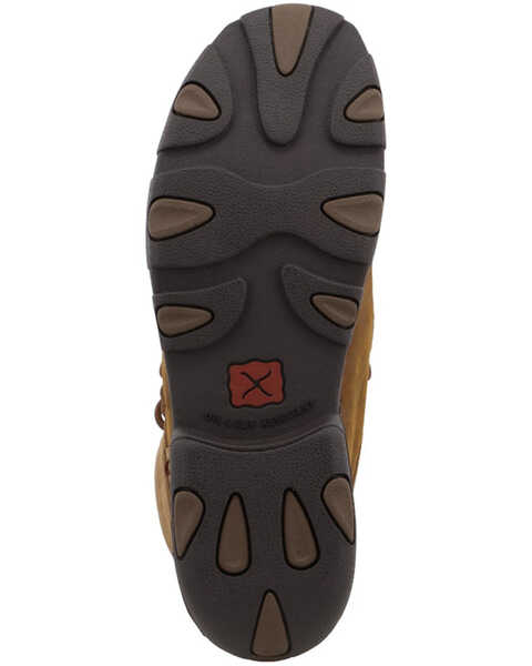Image #7 - Twisted X Men's 6" Work Driving Moc - Alloy Toe, Brown, hi-res