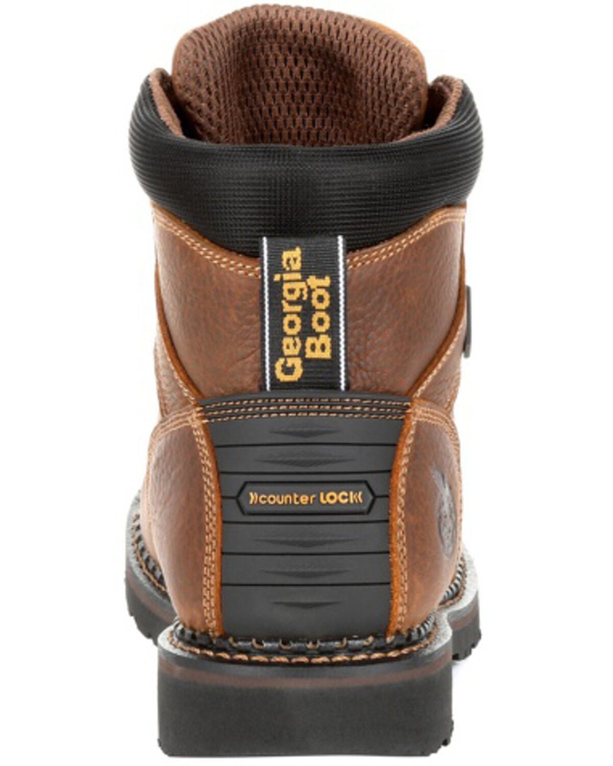 Image #4 - Georgia Boot Men's Giant Revamp Waterproof Work Boots - Soft Toe, Brown, hi-res