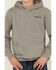 Image #3 - Ariat Boys' Logo Graphic Hooded Sweatshirt, Grey, hi-res