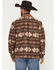 Image #4 - Cody James Men's FR Buck Southwestern Print Barn Coat, Dark Brown, hi-res