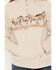 Image #3 - Ariat Girls' Running Horses 1/4 Zip Pullover Sweatshirt, Oatmeal, hi-res
