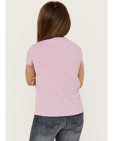 Image #4 - Shyanne Girls' Cool To Be A Cowgirl Short Sleeve Graphic Tee, Lavender, hi-res