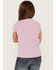 Image #4 - Shyanne Girls' Cool To Be A Cowgirl Short Sleeve Graphic Tee, Lavender, hi-res