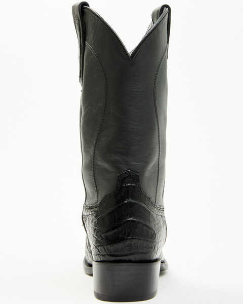 Image #5 - Cody James Black 1978® Men's Mason Exotic Caiman Belly Western Boots - Square Toe , Black, hi-res