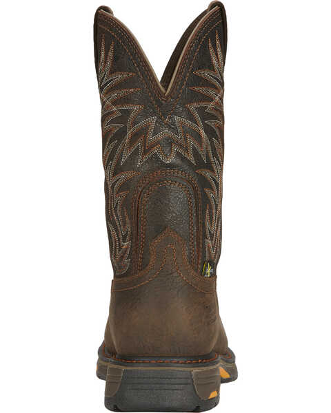 Ariat Men's WorkHog® Waterproof Met Guard Western Work Boots - Composite Toe, Brown, hi-res