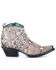 Corral Women's Natural Python Fashion Booties - Snip Toe, Brown, hi-res