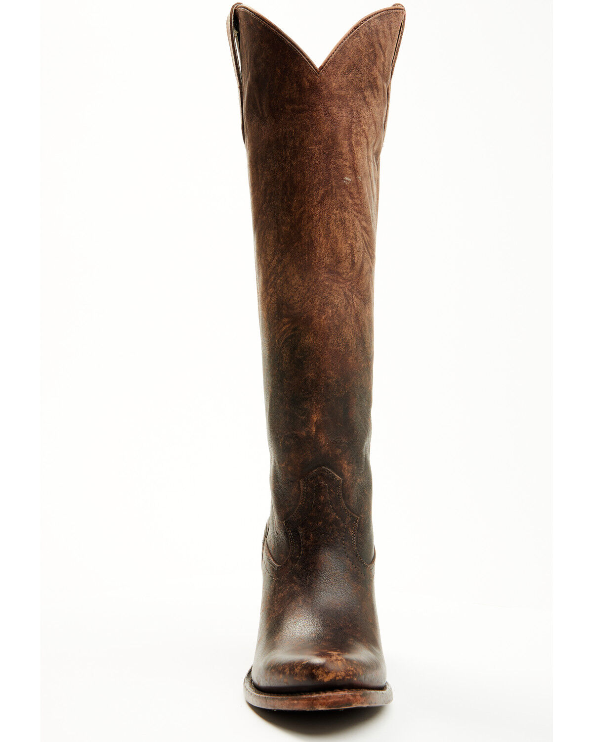 Image #4 - Cleo + Wolf Women's Brianna Tall Western Boots - Round Toe, Brown, hi-res