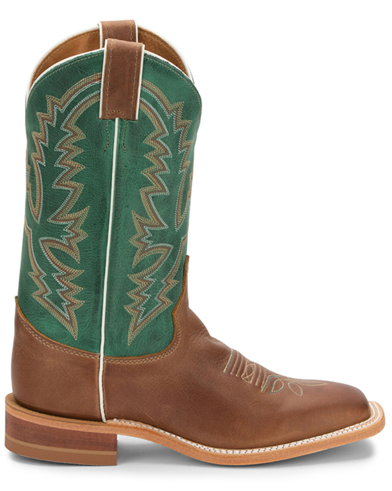 Justin bent rail women's damiana square toe western boots store