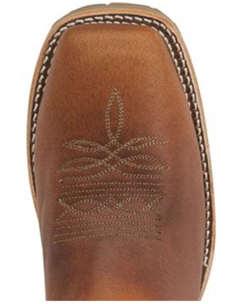Double H Men's Coppertone Western Work Boots - Steel Toe, Brown, hi-res