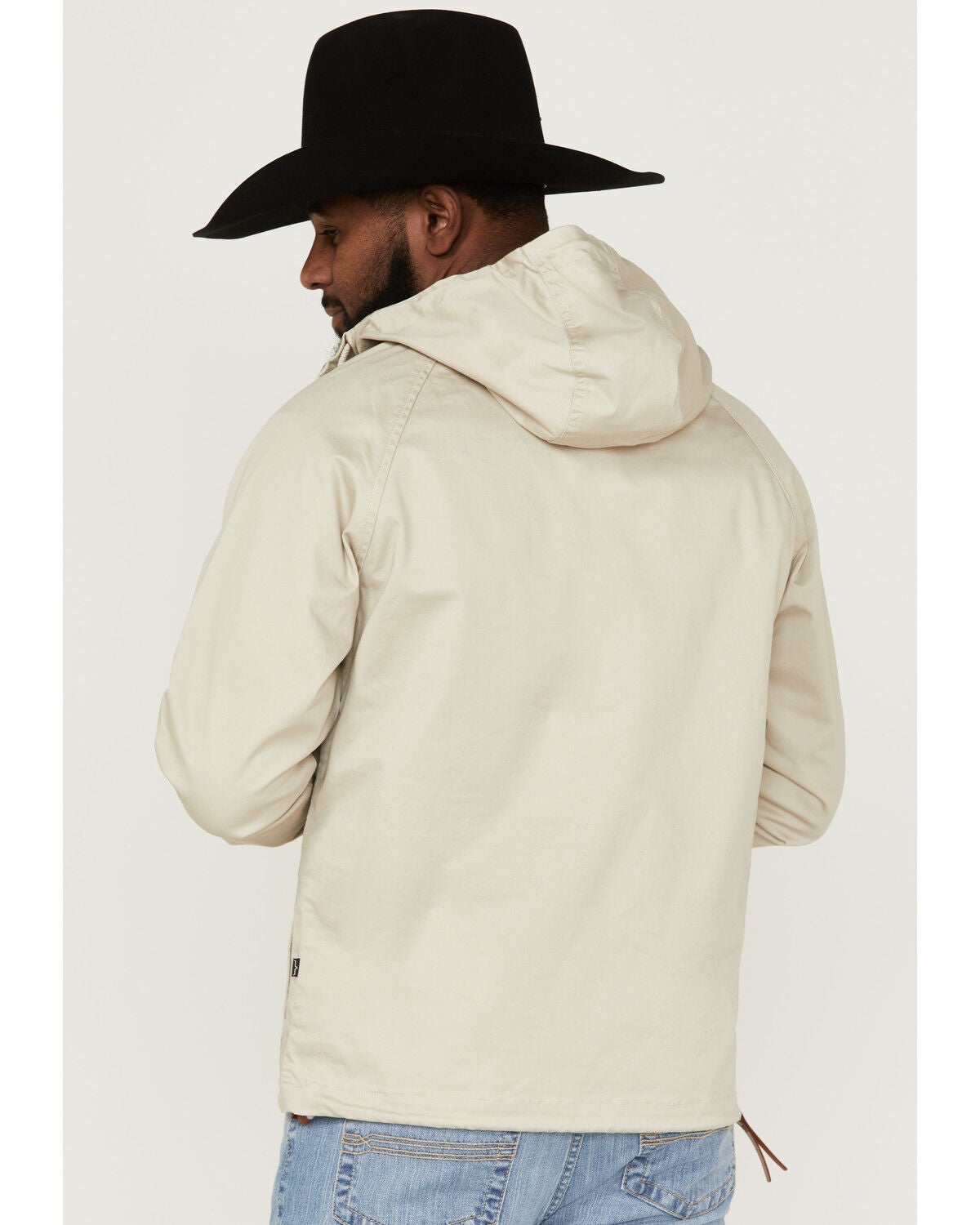 Image #4 - Kimes Ranch Men's Any-Day Sand 1/4 Zip Front Hooded Pullover, , hi-res