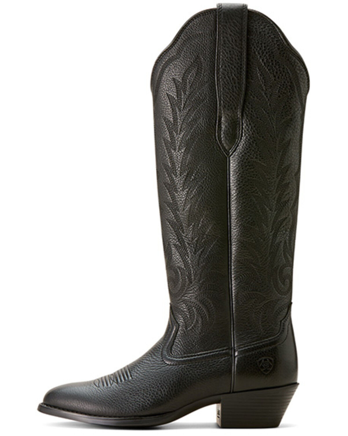 Image #2 - Ariat Women's Heritage Tall Western Boots - Round Toe, Black, hi-res
