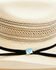 Resistol Men's Vented Crown Shantung Straw Hat, Natural, hi-res