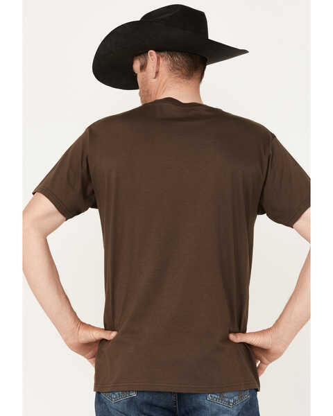 Image #4 - Cinch Men's Lead This Life Logo Graphic T-Shirt , Brown, hi-res